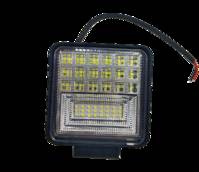 Фара LED квадратная 126 W, 42 лампы, широкий луч 10,30V 6000K толщина 40 мм Предоплата