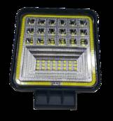 Фара LED квадратная 126W, 42 лампы, широкий луч 10,30V 6000K толщина 40мм+ LED кольцо АТП LED-0126С Предоплата