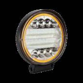 Фара LED круглая 72W (42 диода) +LED кольцо АТП LED-0172С Предоплата