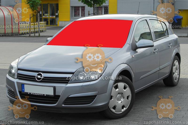 Стекло лобовое Opel Astra Н после 2004г. полоса, инкапс (пр-во XYG) ГС 98656 (предоплата 450 грн) - фото