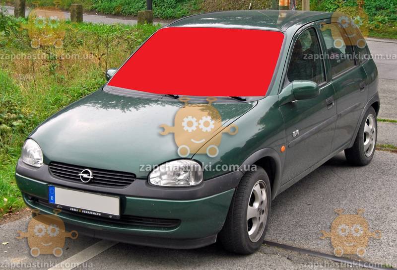 Стекло лобовое Opel Corsa 2000-06г. МПЗ, VIN (пр-во SAFE GLASS Украина) ГС 103993 (предоплата 250 грн) - фото