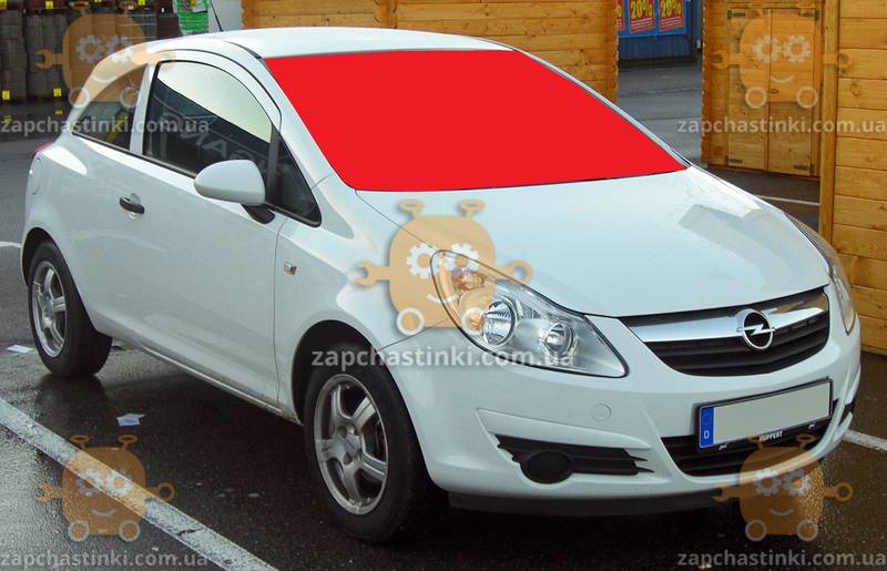Стекло лобовое Opel Corsa D 2006-14г. МПЗ, VIN (пр-во SAFE GLASS Украина) ГС 99990 (предоплата 300 грн) - фото