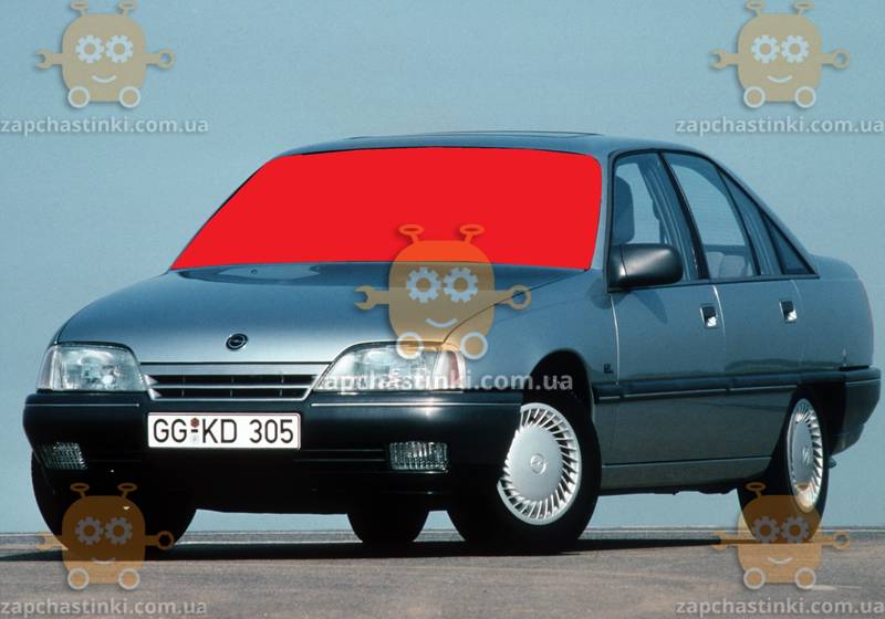 Стекло лобовое Opel Omega A 1986-94г. шелкография (пр-во SAFE GLASS Украина) ГС 3079 (предоплата 300 грн) - фото
