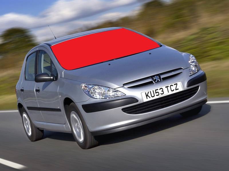 Стекло лобовое PEUGEOT 307 (2001-2007г) (ветровое) (пр-во SAFE GLASS) ГС 109095 Предоплата 1000грн - фото