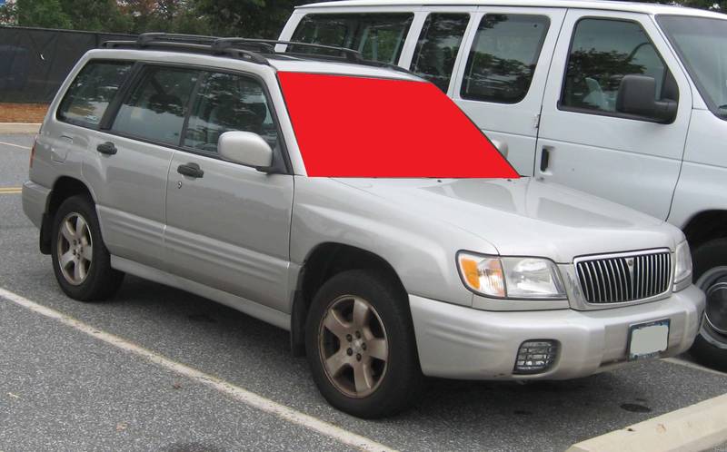 Стекло лобовое SUBARU FORESTER 2002-08г. (пр-во AGС Завод) ГС 96797 (предоплата 750 грн) - фото