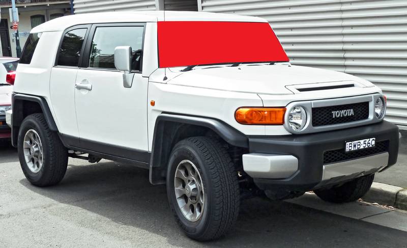 Стекло лобовое TOYOTA FJ LAND CRUISER (пр-во SAFE GLASS Украина) ГС 100959 (предоплата 250 грн) - фото