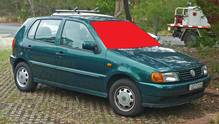 Стекло лобовое VW POLO 2000-09г. молдинг (пр-во XYG) ГС 103811 (предоплата 500 грн)