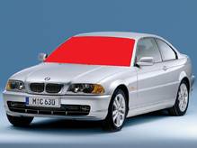 Стекло лобовое BMW 3 E46 1998-01г. МПЗ, полоса, молдинг, ДД (пр-во SAFE GLASS Украина) ГС 100526 (предоплата 300 грн)