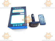 FM модулятор Sertec G1 USB/пульт/MP3/AUX вход/12-24В/microSD/USB зарядка 2.1А Bluetooth ПД 185220