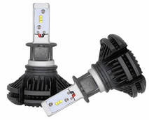 Лампа светодиодная цоколь H3 (комплект 2 шт) 12,24V, 50W, 4000Lm + вентилятор АТП X3 (цоколь H3) Предоплата