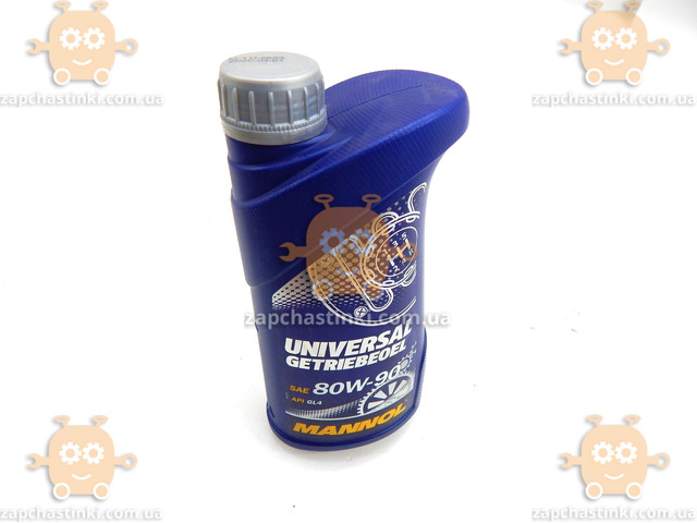 Масло Hypoid Getriebeoel 80W-90 API GL5 1л (пр-во Mannol Германия) - фото №6