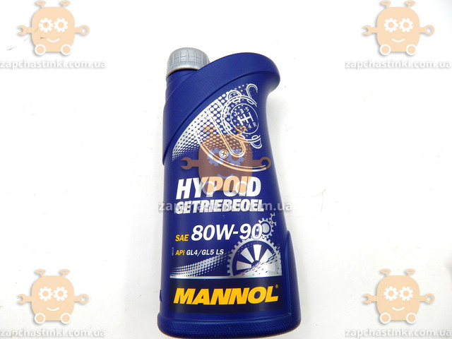 Масло Hypoid Getriebeoel 80W-90 API GL5 1л (пр-во Mannol Германия) - фото