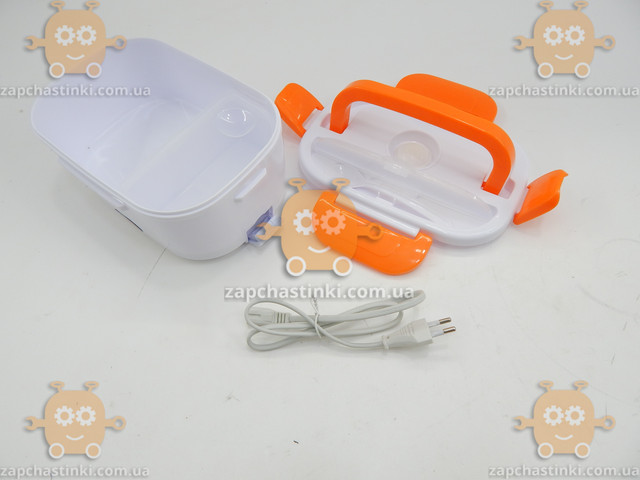 Ланч бокс ОРАНЖ с подогревом от сети 220В Electric lunch box G 3531 (Предоплата 150грн) - фото №3