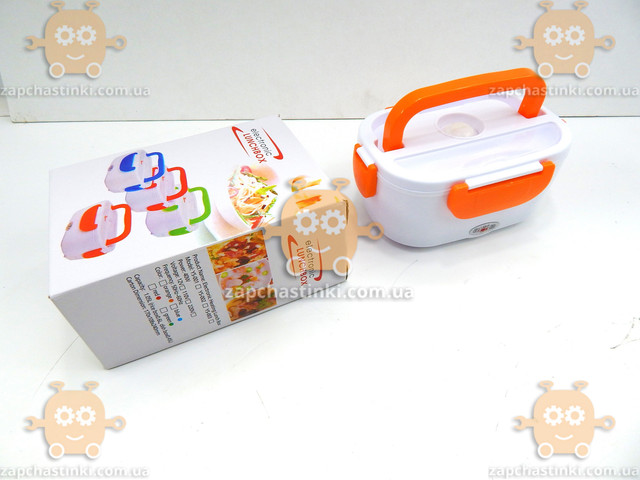 Ланч бокс ОРАНЖ с подогревом от сети 220В Electric lunch box G 3531 (Предоплата 150грн) - фото