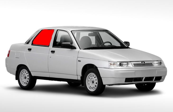 Стекло боковое ВАЗ 2110 заднее правое опускное (пр-во SAFE GLASS) ГС 93934 (предоплата 50%) - фото