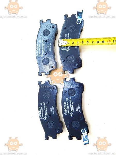 Колодки тормозные передние MAZDA 626 (на дисковые торм) 4шт (пр-во Bosch) О 6900268113 - фото №4