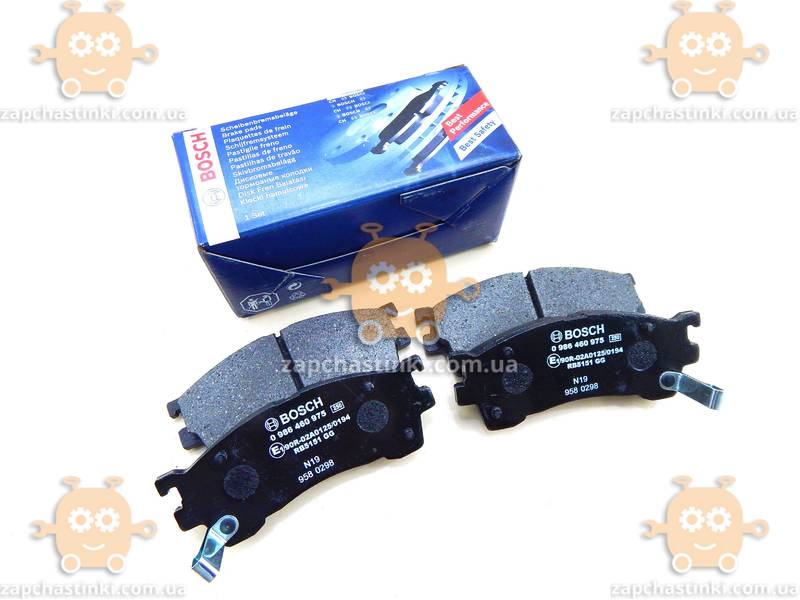 Колодки тормозные передние MAZDA 626 (на дисковые торм) 4шт (пр-во Bosch) О 6900268113 - фото