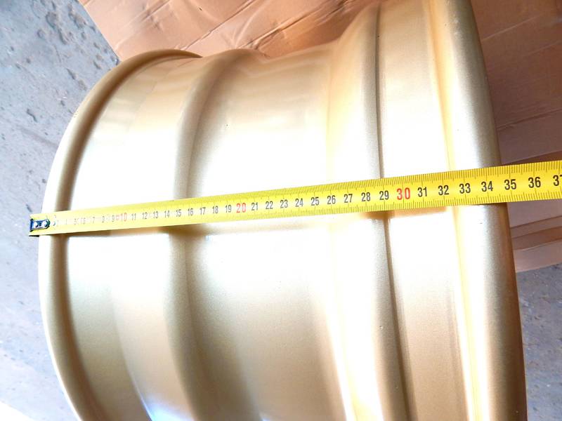 Диск колесный R22,5х11,75 10х335 ET 0 DIA281 (прицеп) барабанные тормоза GOLD (Турция) О 44311148791 - фото №7