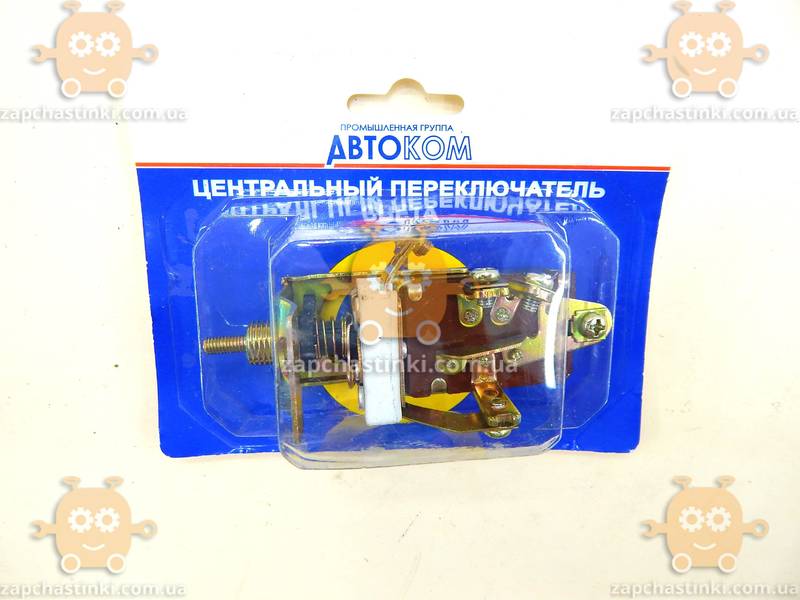 Переключатель света центральный УАЗ 469 (под винт) ЦПС (пр-во Завод) U О 12371250569 - фото