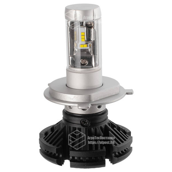 Лампа светодиодная цоколь H7 (комплект 2 шт) 12,24V, 50W, 4000Lm + вентилятор X3 (цоколь H7) Предоплата - фото №2