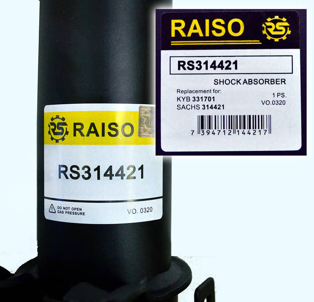 Амортизатор передний Raiso (Швеция)  Мерседес Спринтер 906 Mercedes Sprinter 906  #RS314421 - фото №3