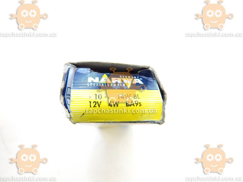 Лампа накаливания T4W 12V 4W BA9s RANGE POWER BLUE+ (пр-во Narva) О 4637906574 - фото