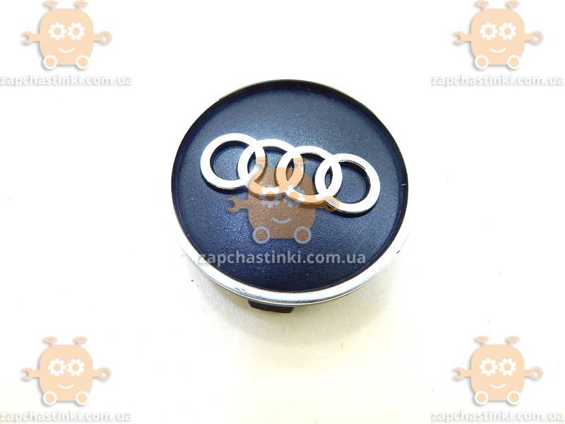Эмблема колеса AUDI ауди черная 4ШТ пластик (колпачки колеса для титанов) (диаметр ф58-60мм) 171103 - фото №3