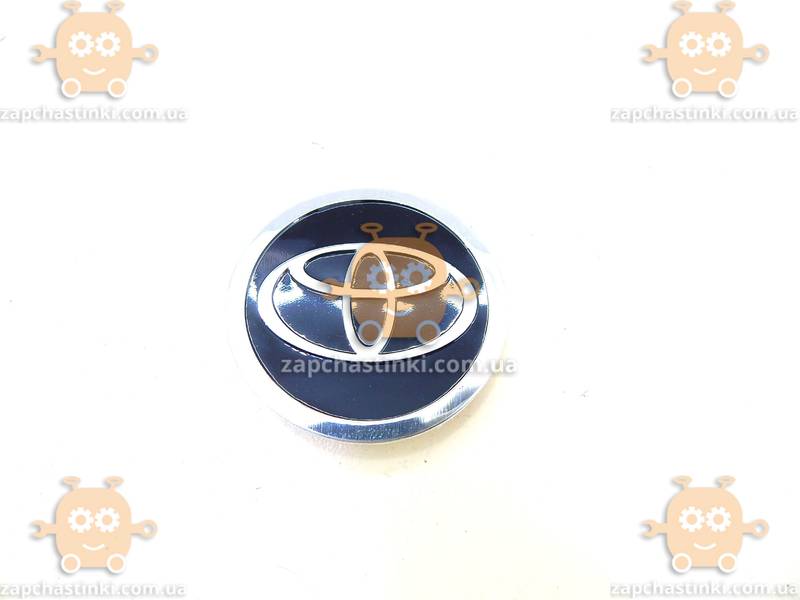Эмблема колеса TOYOTA 4ШТ (наклейка основание алюминий) (диаметр ф60мм) - фото №2