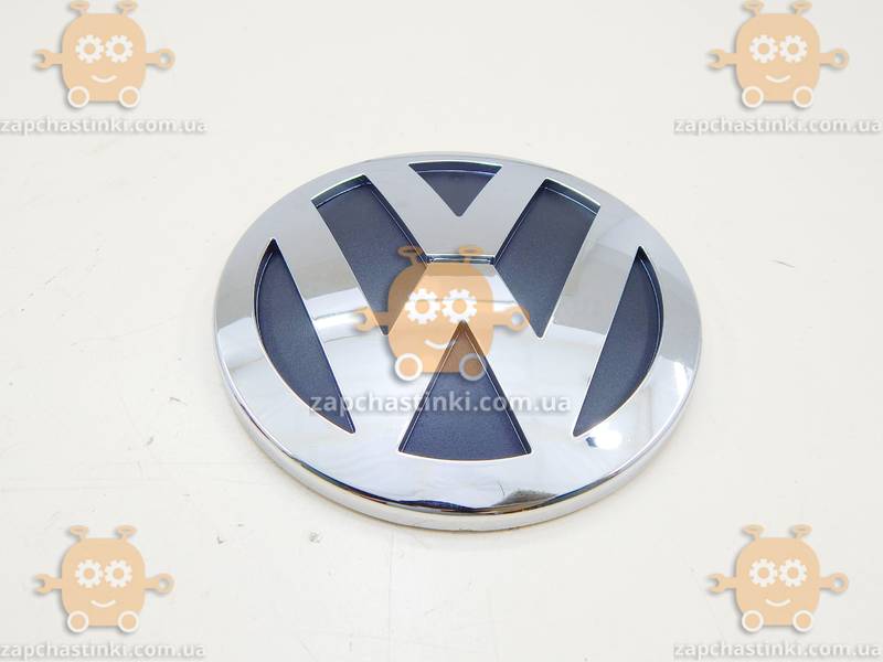 Эмблема крышки багажника VOLKSWAGEN CADDY (после 2004г), T5 (2003-2010г) диаметр 130мм на скотче - фото