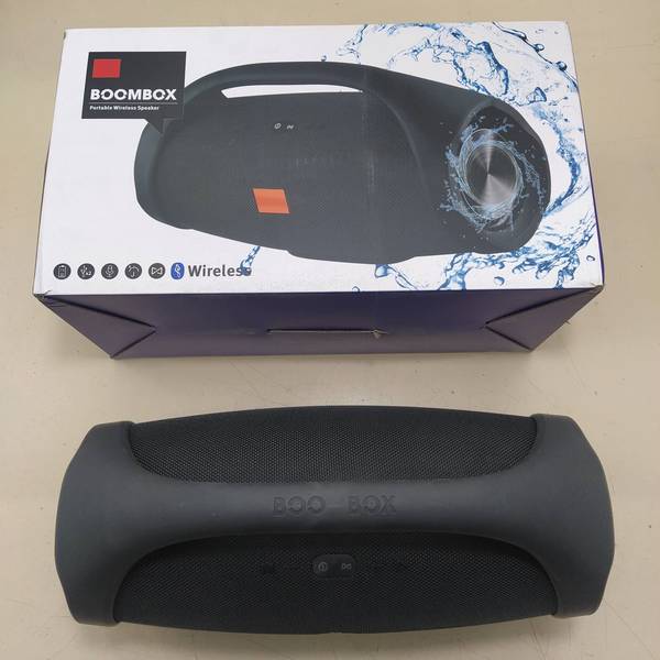 Колонка JBL BOOMBOX портативная Bluetooth безпроводная ЧЕРНАЯ - фото
