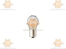 Лампа накаливания S25 BA15s 12В 21Вт 1 контакт (продажа от 10шт, цена за 1шт) (пр-во КВАНТ Украина) ПИР 73832
