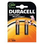 Батарейка AA щелочная 1.5V пальчик Duracell Basic Alkaline 2шт блистер