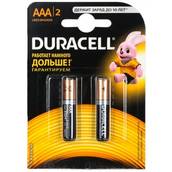 Батарейка AAА щелочная 1.5V минипальчик Duracell Basic Alkaline 2шт блистер