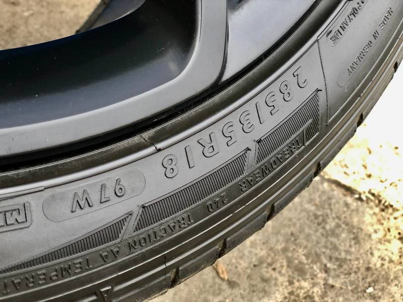 Диск колесный R18 MERCEDES в сборе с шиной Sport Maxx GT (Б.У) Цена за 1шт (пр-во Германия) ВС Предоплата - фото №4