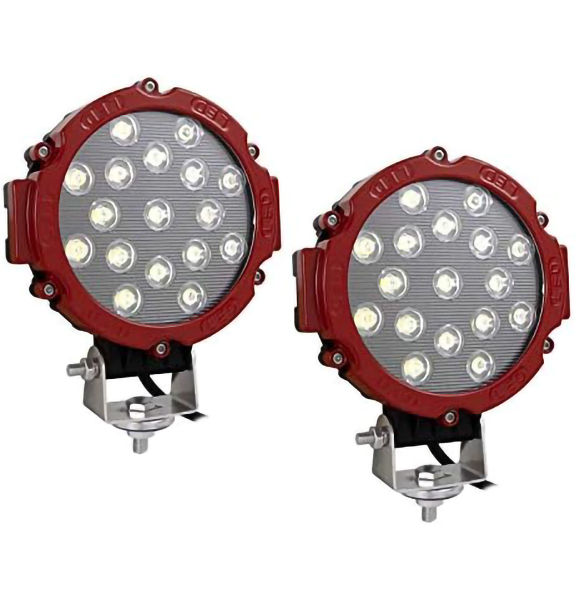 Фара дополнительная LED круглая 180*165*45" 51W дальний SPOT (пр-во Megalight) ПД 205489 - фото