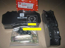 Колодка тормозных дисков (комплект на ось) BPW, DAF XF95, IVECO, MB ACTROS, SAF, SCANIA № 29108