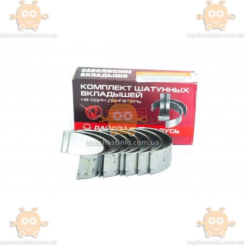 Вкладыши ГАЗЕЛЬ, ВОЛГА, ЗМЗ 402, УМЗ 421, EVOTECH 2.7 шатунные (размер 1,0) комплект (ЗМЗ) М 0123743 - фото