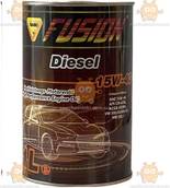 Моторное масло 15w-40 Diesel API CH-4/SL ACEA A3/B4, VW 505.00/505.01, MB 228.1 1л (пр-во FUSION Германия)