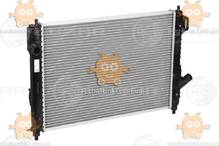 Радиатор охлаждения AVEO T255 (от 2010г), ВИДА 109 л.с (от 2012г) автомат (алюминий-паяный) (Luzar) ЗЕ 21026
