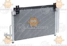 Радиатор кондиционера Rio 1.3, 1.5 (от 2000г) АКПП, МКПП с ресивером (пр-во Luzar Завод) ЗЕ 00003268