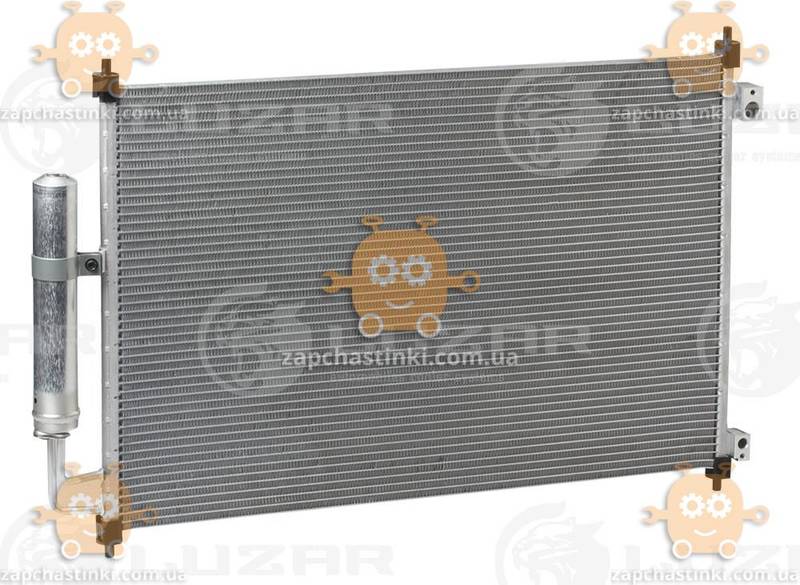 Радиатор кондиционера X-trail 2.0, 2.2, 2.5 (от 2007г) АКПП, МКПП (пр-во Luzar Завод) ЗЕ 37468 - фото