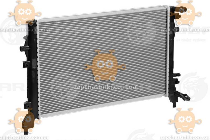 Радиатор охлаждения GOLF (от 2003г), OCTAVIA (от 2004г) (пр-во Luzar Россия) ЗЕ 61304 - фото