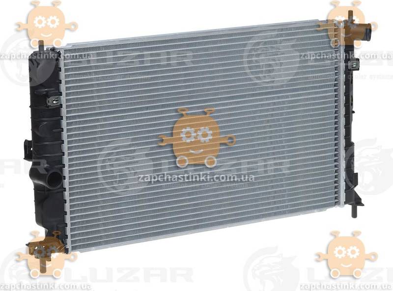 Радиатор охлаждения Vectra B 1.6i, 1.8i, 2.0i, 2.0TD, 2.2i, 2.2TD (от 1995г) МКПП (Luzar Завод) ЗЕ 52938 - фото