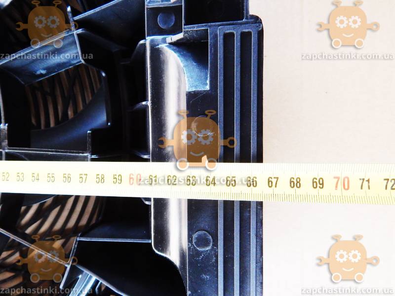 Электровентилятор кондиционера с кожухом BMW X5 (E53) (от 2000г) (пр-во Luzar Завод) ЗЕ 66059 - фото №8