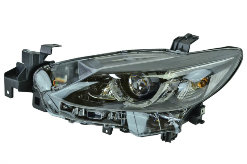 Фара MAZDA 6 GJ 15-18г ЛЕВАЯ линзованная LED электрокорректор рестайлинг без MFR (Тайвань) Предоплата АГ 74181 - фото