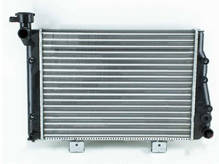 Радиатор охлаждения ВАЗ 2104, 2105, 2107 алюминиевый (основной) (FLAGMUS Тайвань) ПД 303843 З 299923 ПИР 66880