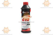 Антифриз RED G12 Сoolant Ready-Mix -36°C КРАСНЫЙ (канистра 1кг) (пр-во AXXIS Польша) О 48021295614