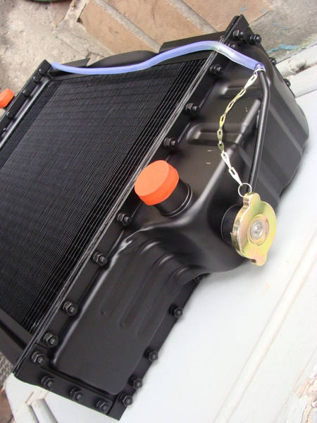 Радиатор охлаждения МТЗ 4 рядный алюминевый (пр-во Завод) - фото №3