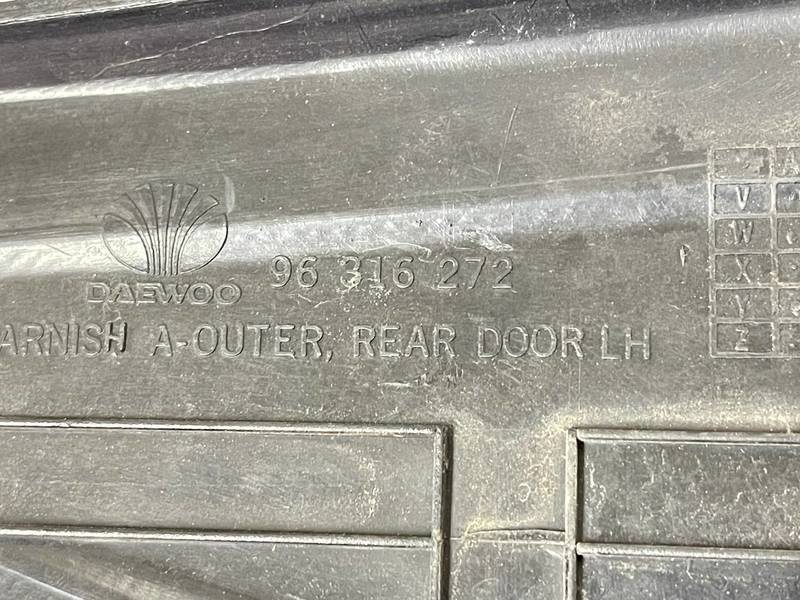Накладка двери DAEWOO MATIZ (после 1998г) задняя, ЛЕВАЯ (БУ) OEM 96316272 (пр-во GM США) ВС ПРЕДОПЛАТА - фото №3