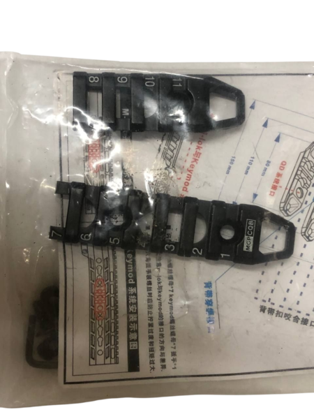 Планка Пикатинни 11 секций (15см) на M-LOK, KeyMod, QD разъем, антабки АЛЮМИНИЙ 2 СОРТ (пр-во MGPCQB) ВС7 - фото №4
